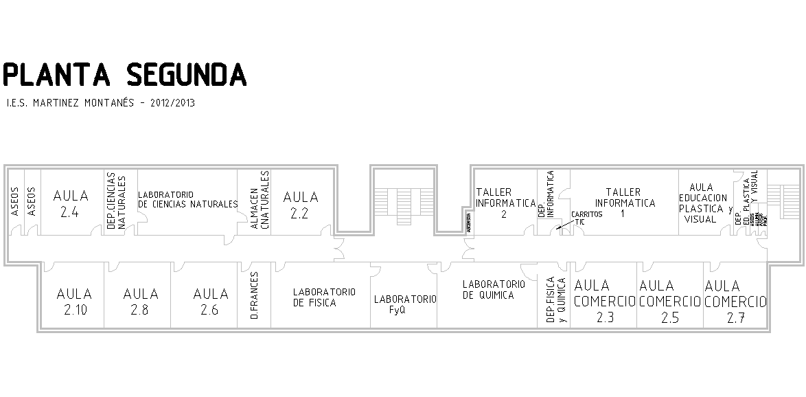 plano planta segunda iesmm - simple